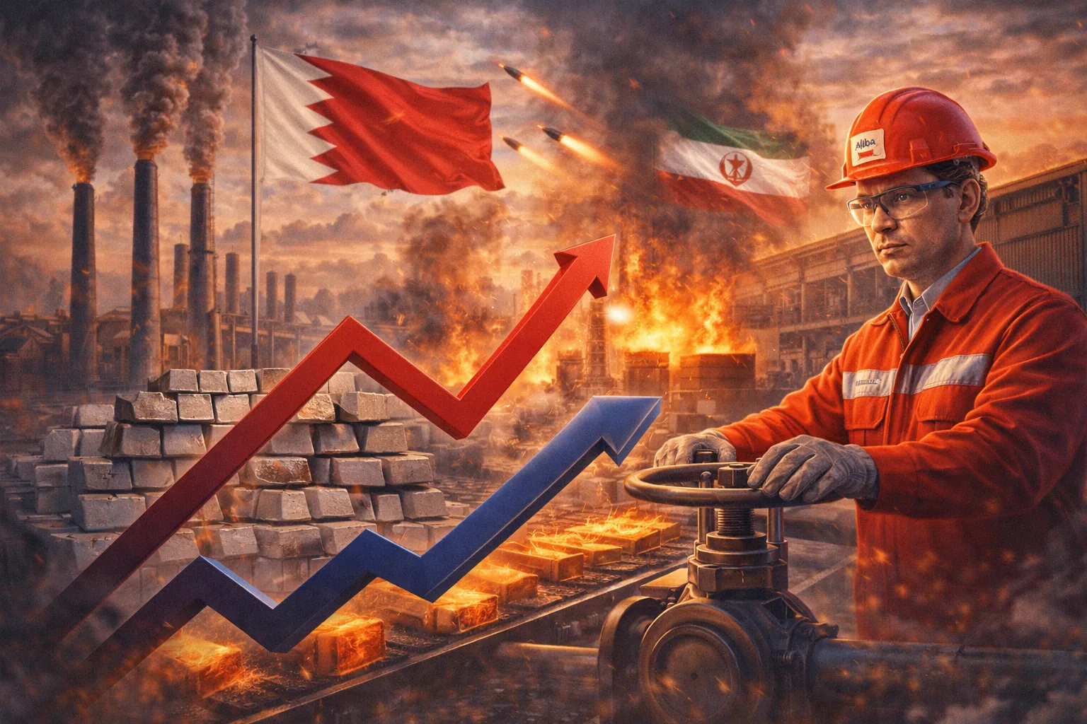 "ألبا" البحرينية تقلص إنتاج الألمنيوم 19 بالمئة بسبب حرب إيران